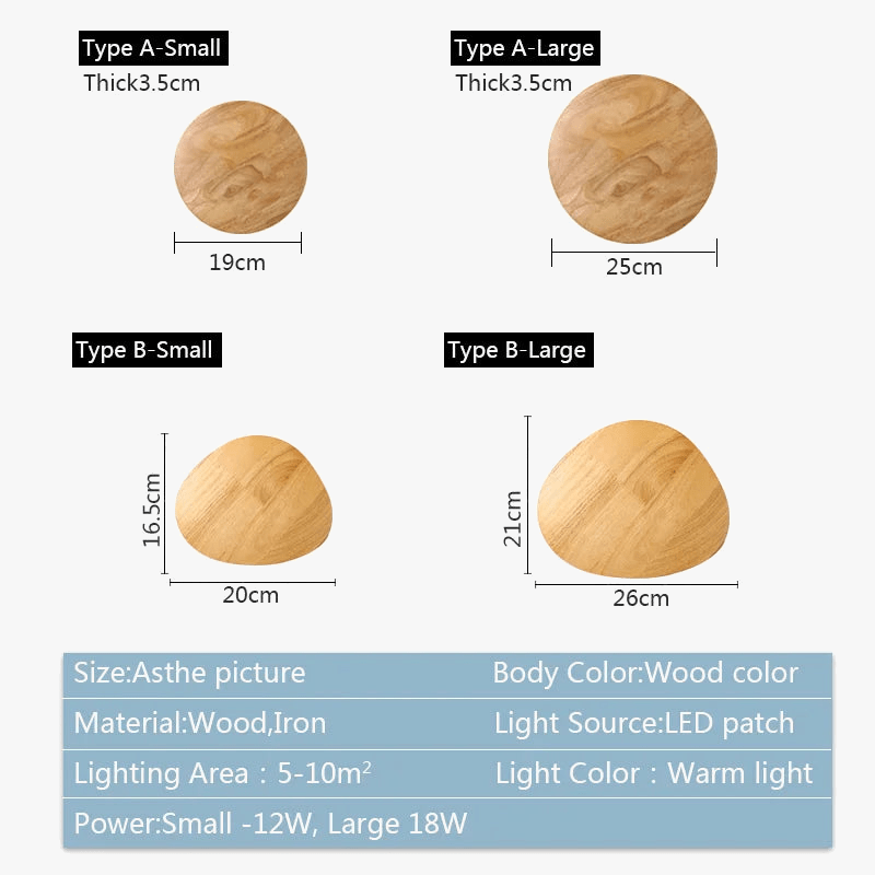 Applique Murale LED Nordique en Bois Moderne | Marco Lucetti