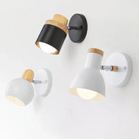 Applique murale LED nordique en bois - Style minimaliste | Marco Lucetti