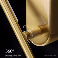 Applique murale LED nordique en cuivre pour décoration intérieure | Marco Lucetti