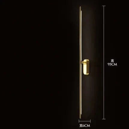 Applique murale LED nordique en cuivre pour décoration intérieure | Marco Lucetti Doubles têtes / Lumière chaude