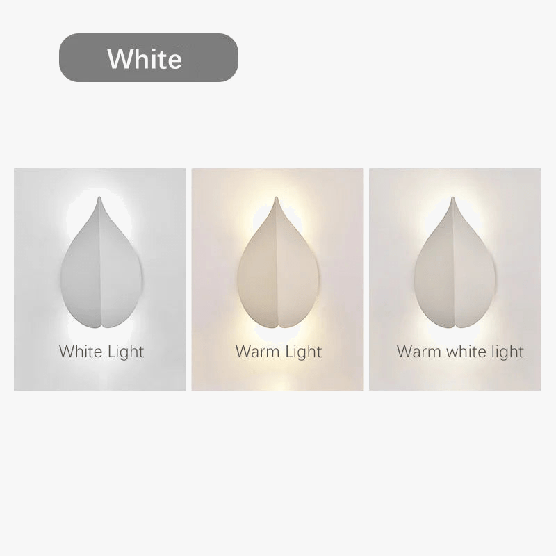 Applique murale LED nordique en forme de feuilles | Marco Lucetti