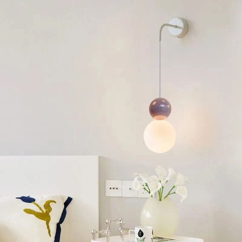 Applique murale LED nordique en résine Macaron - Collection Lumina | Marco Lucetti