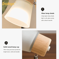 Applique murale LED nordique en résine pour décoration moderne de chambre, salon et cuisine | Marco Lucetti