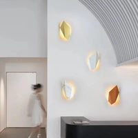 Applique Murale LED Nordique Imitation Pierre de Bois pour Hôtel Chic | Marco Lucetti