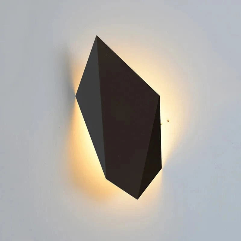 Applique Murale LED Nordique Imitation Pierre de Bois pour Hôtel Chic | Marco Lucetti