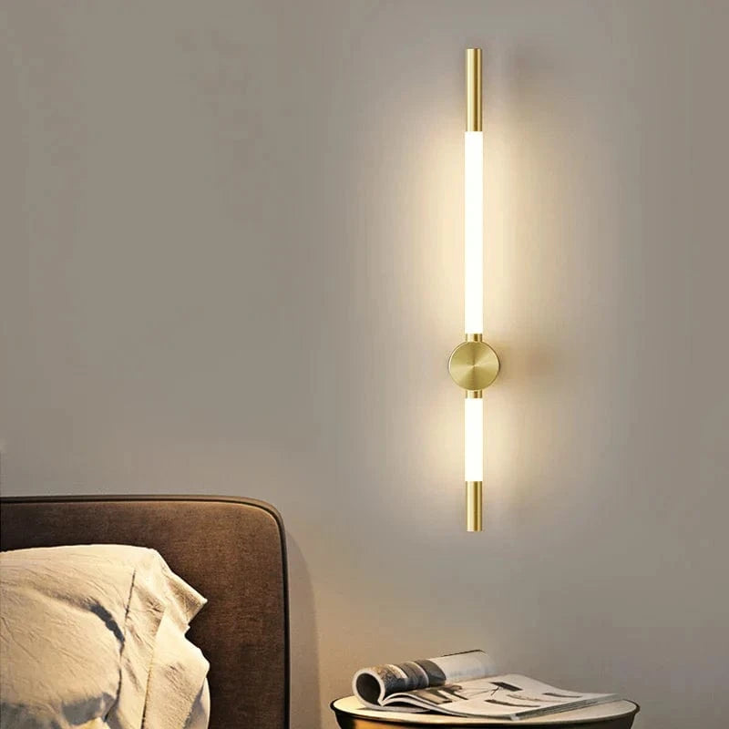 Applique murale LED nordique longue minimaliste pour hôtel de luxe | Marco Lucetti
