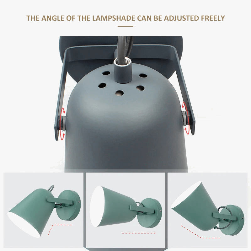 Applique Murale LED Nordique Macaron Phyval pour Chevet | Marco Lucetti