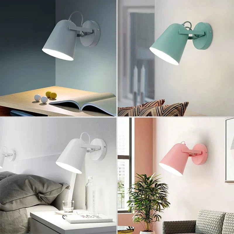 Applique Murale LED Nordique Macaron Phyval pour Chevet | Marco Lucetti