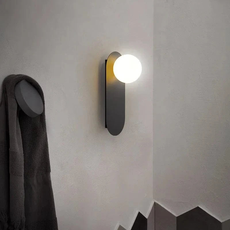 Applique murale LED nordique minimaliste en verre Orange - Édition Exclusive | Marco Lucetti
