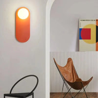 Applique murale LED nordique minimaliste en verre Orange - Édition Exclusive | Marco Lucetti