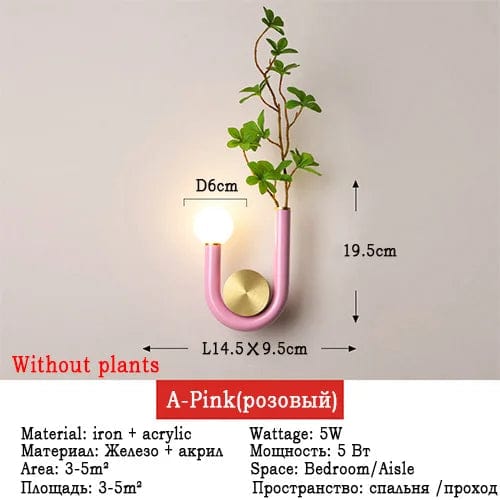 Applique murale LED nordique minimaliste U-Light | Marco Lucetti