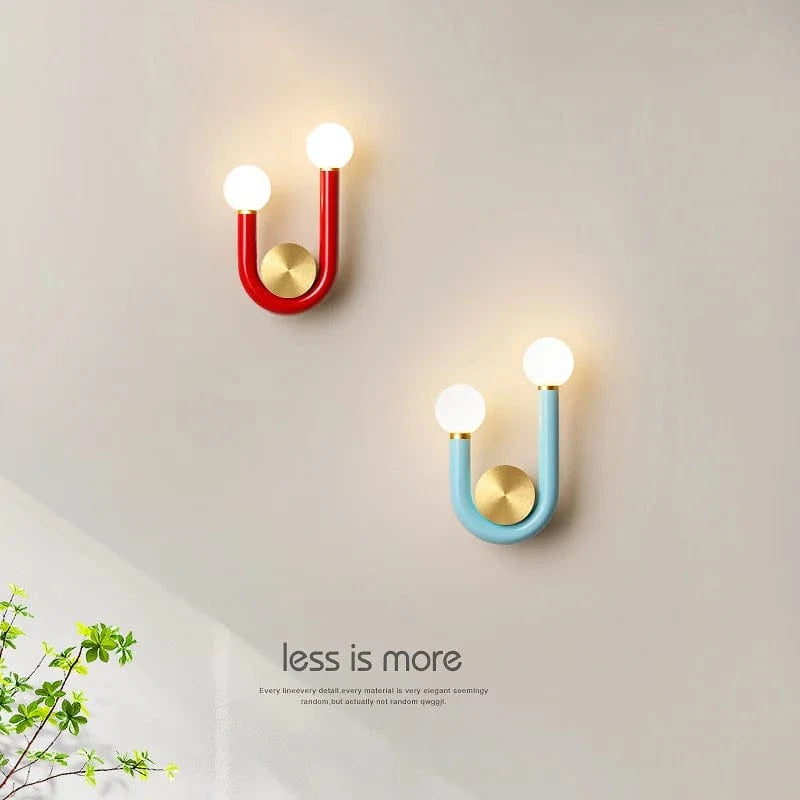 Applique murale LED nordique minimaliste U-Light | Marco Lucetti