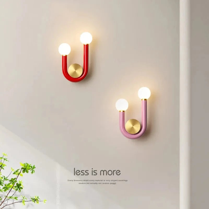 Applique murale LED nordique minimaliste U-Light | Marco Lucetti