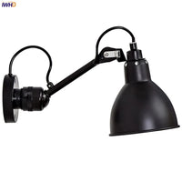 Applique Murale LED Nordique Moderne Ajustable IWHD Wandlamp Luminaria | Marco Lucetti Black