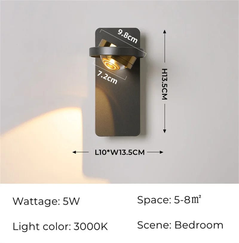 Applique murale LED nordique moderne ajustable | Marco Lucetti