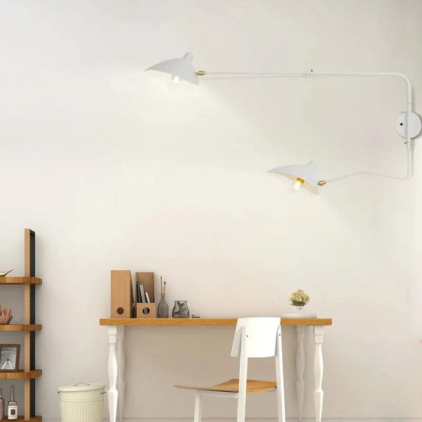 Applique murale LED Nordique Moderne Design - Bras Long Réglable | Marco Lucetti