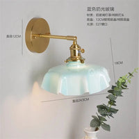 Applique murale LED nordique moderne en 4 couleurs | Marco Lucetti Bleu / 4W (max100w)