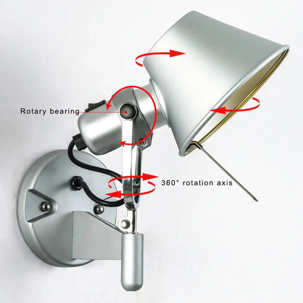 Applique murale Led nordique moderne en aluminium - Éclairage de qualité premium | Marco Lucetti