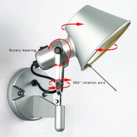 Applique murale Led nordique moderne en aluminium - Éclairage de qualité premium | Marco Lucetti