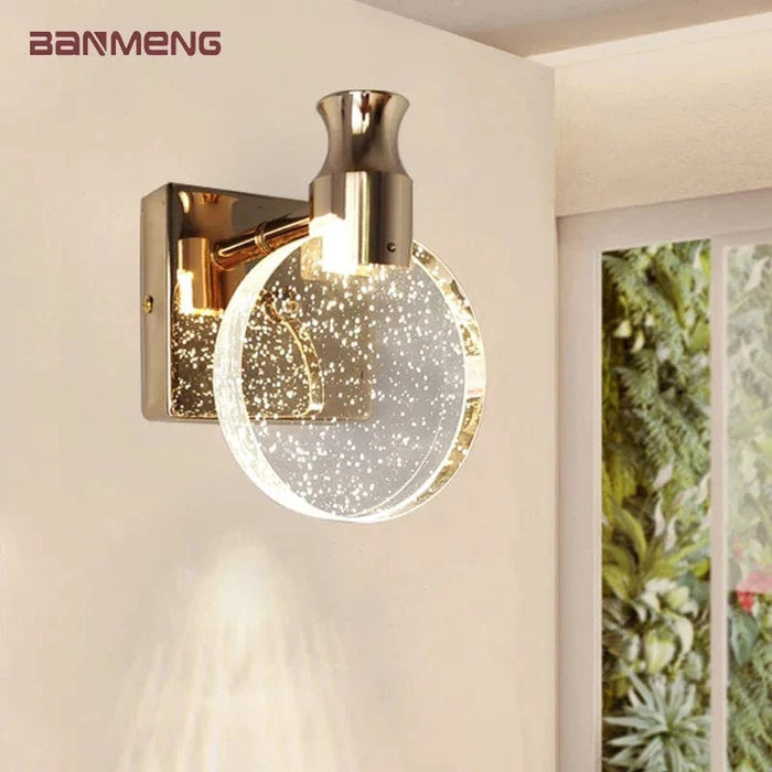 Applique murale LED nordique moderne en cristal - Luminis Design | Marco Lucetti Or 15CM / Blanc chaud (2700-3500K)