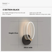 Applique murale LED nordique moderne et élégante | Marco Lucetti