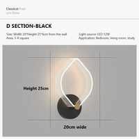 Applique murale LED nordique moderne et élégante | Marco Lucetti