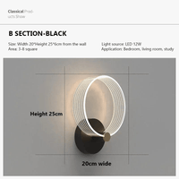 Applique murale LED nordique moderne et élégante | Marco Lucetti