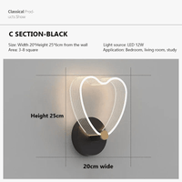 Applique murale LED nordique moderne et élégante | Marco Lucetti