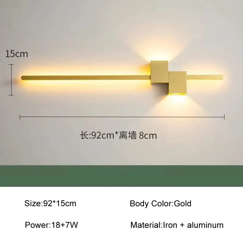 Applique murale LED nordique moderne - Luminaire décoratif en surface | Marco Lucetti