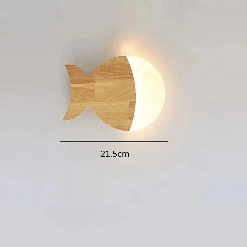 Applique Murale LED Nordique Moderne | Marco Lucetti Poisson D21.5 / Lumière blanche