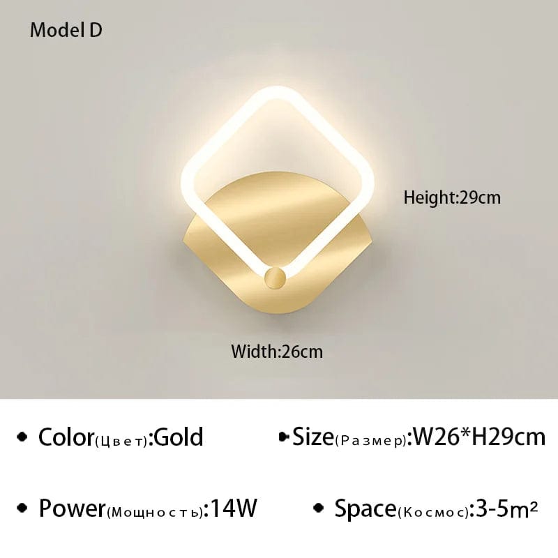 Applique Murale LED Nordique Moderne Rond | Marco Lucetti