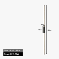 Applique murale LED Nordique Noir pour Chambre et Salon - Luminaires d'Intérieur Home Decor - AC110-220V | Marco Lucetti
