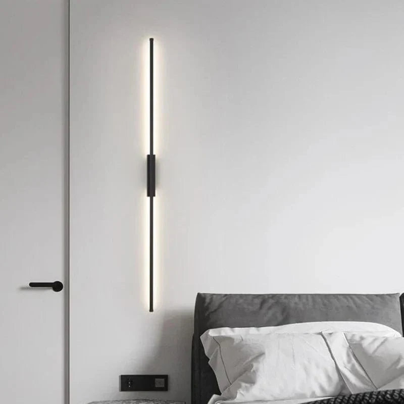 Applique murale LED Nordique Noir pour Chambre et Salon - Luminaires d'Intérieur Home Decor - AC110-220V | Marco Lucetti
