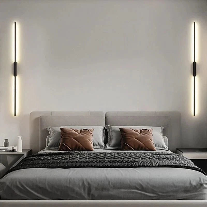 Applique murale LED Nordique Noir pour Chambre et Salon - Luminaires d'Intérieur Home Decor - AC110-220V | Marco Lucetti