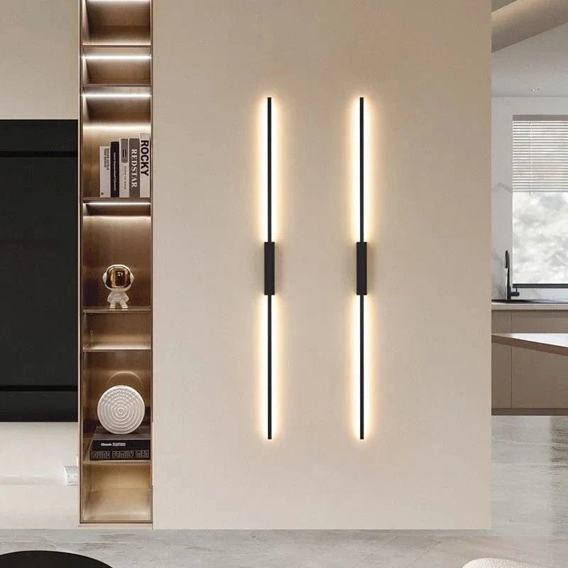 Applique murale LED Nordique Noir pour Chambre et Salon - Luminaires d'Intérieur Home Decor - AC110-220V | Marco Lucetti