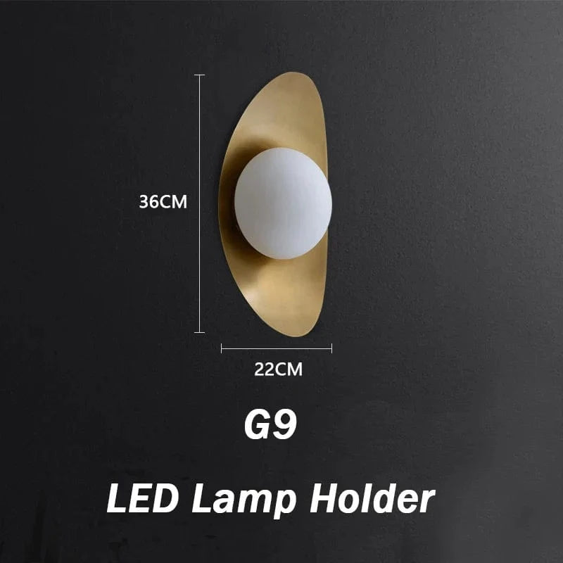 Applique murale LED nordique post-moderne | Marco Lucetti Or / Blanc chaud (2700-3500K)