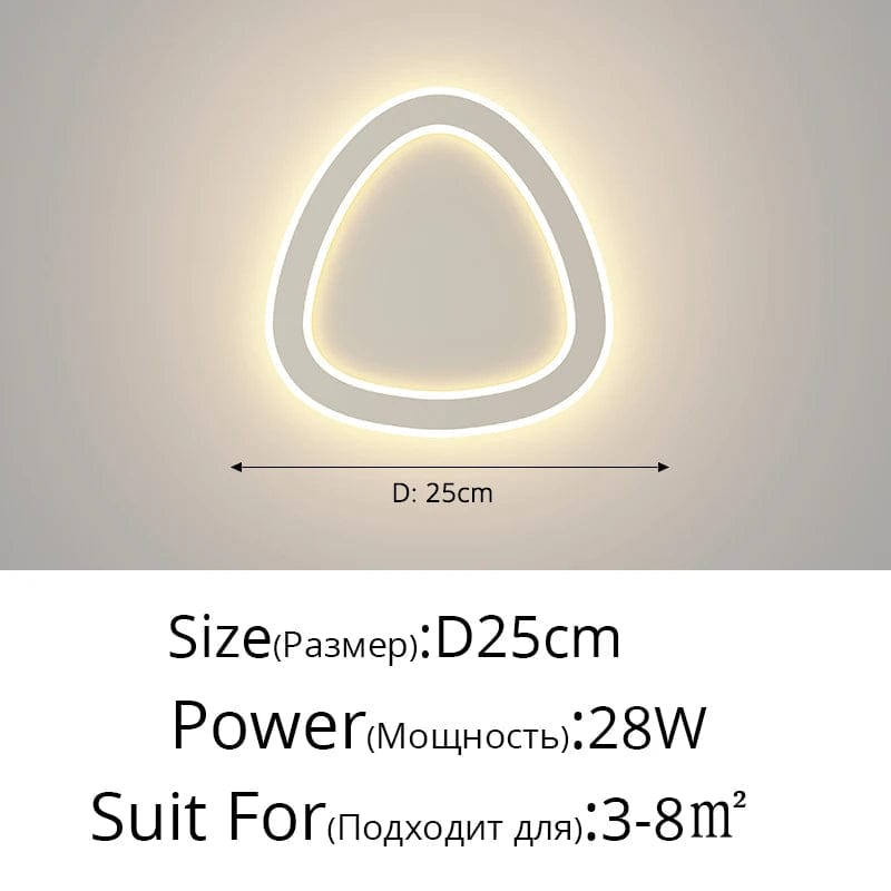 Applique murale LED nordique pour chambre d'intérieur : design simple et moderne | Marco Lucetti