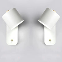 Applique murale LED nordique pour intérieur moderne, avec interrupteur | Marco Lucetti 2 blancs