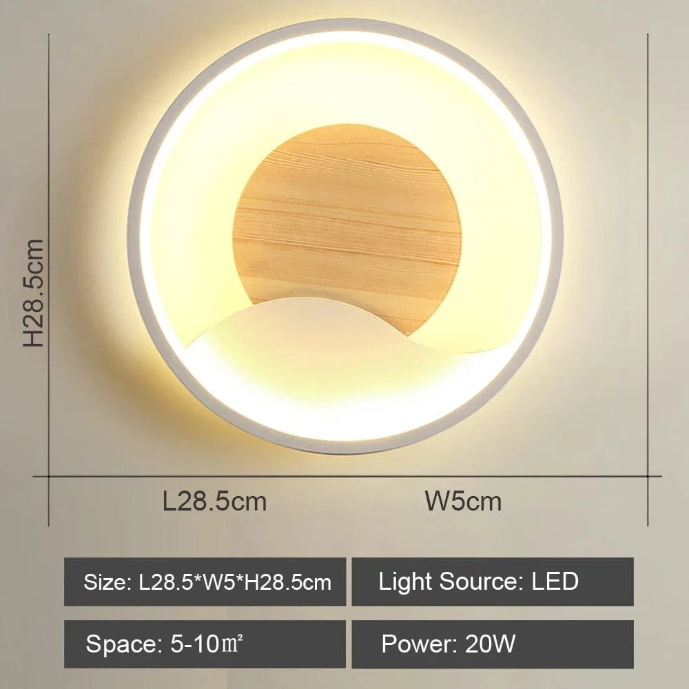 Applique murale LED nordique pour un éclairage chaleureux | Marco Lucetti Blanc / Blanc chaud (2700-3500K)