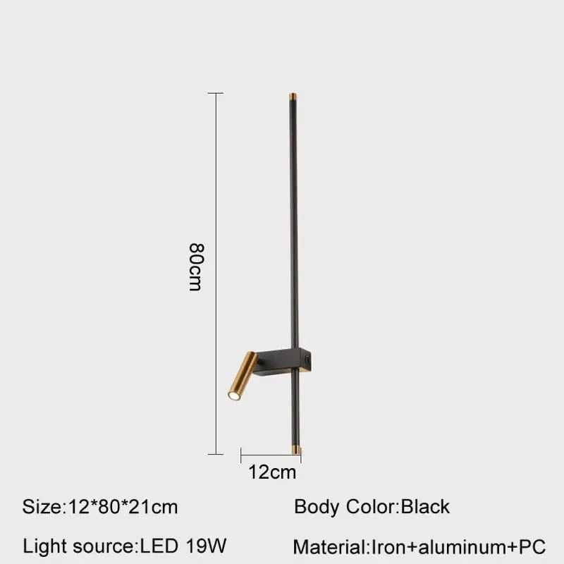 Applique murale LED nordique pour un éclairage d'intérieur décoratif | Marco Lucetti