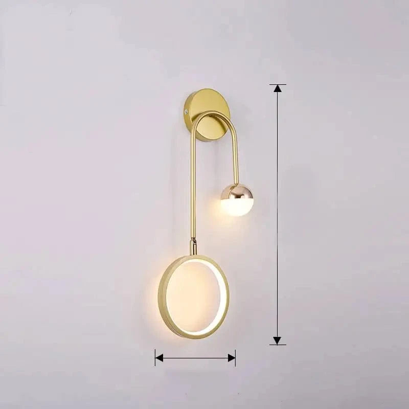 Applique murale LED Nordique pour une ambiance créative | Marco Lucetti AL / Blanc chaud (2700-3500K)