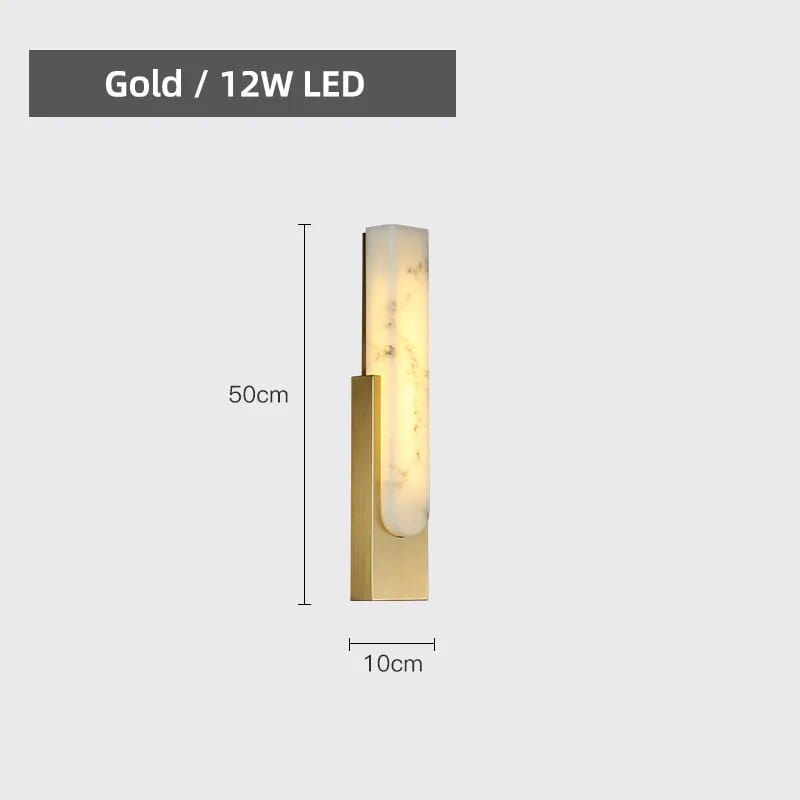 Applique murale LED nordique pour une déco lumineuse. | Marco Lucetti Or 12W