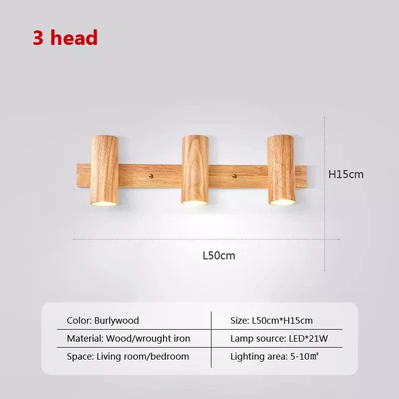 Applique murale LED nordique rétro rotative - Design Lumineux | Marco Lucetti A3