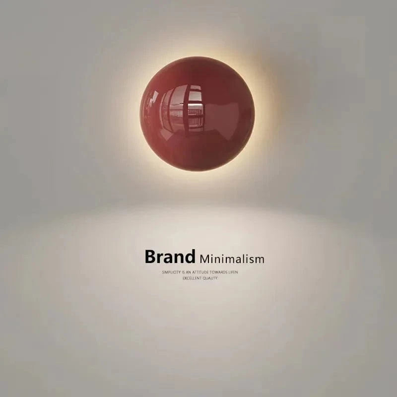 Applique murale LED nordique ronde en métal - Décoration intérieure chic | Marco Lucetti