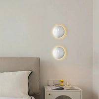 Applique murale LED nordique ronde en métal pour une déco intérieure de style scandinave | Marco Lucetti