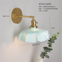 Applique Murale LED Nordique Verre - Edition 2021 | Marco Lucetti Bleu / 4W (max100w)