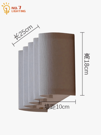 Applique Murale LED Nordique Wabi-Sabi Atmosphère Tissu Art Décoratif | Marco Lucetti