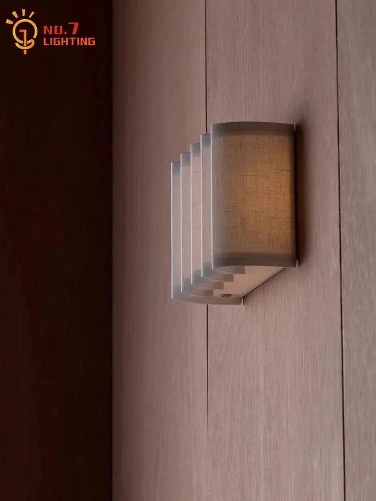 Applique Murale LED Nordique Wabi-Sabi Atmosphère Tissu Art Décoratif | Marco Lucetti