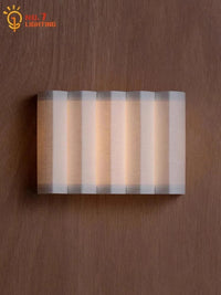 Applique Murale LED Nordique Wabi-Sabi Atmosphère Tissu Art Décoratif | Marco Lucetti