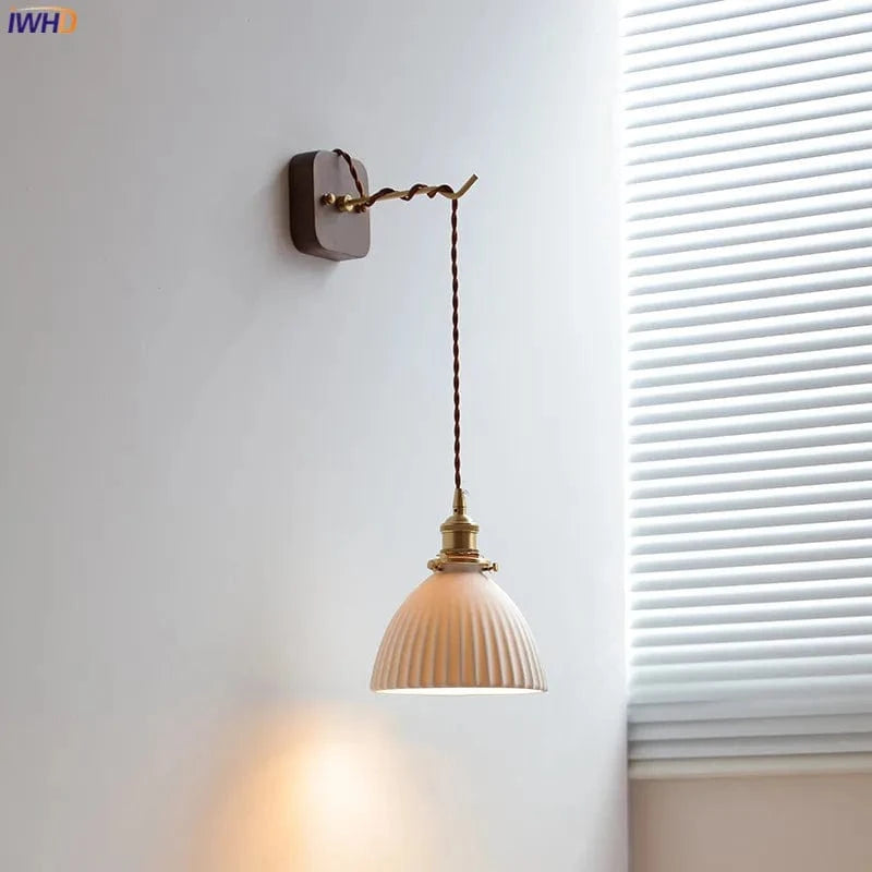 Applique Murale LED Noyer Cuivre - Élégance Moderne | Marco Lucetti